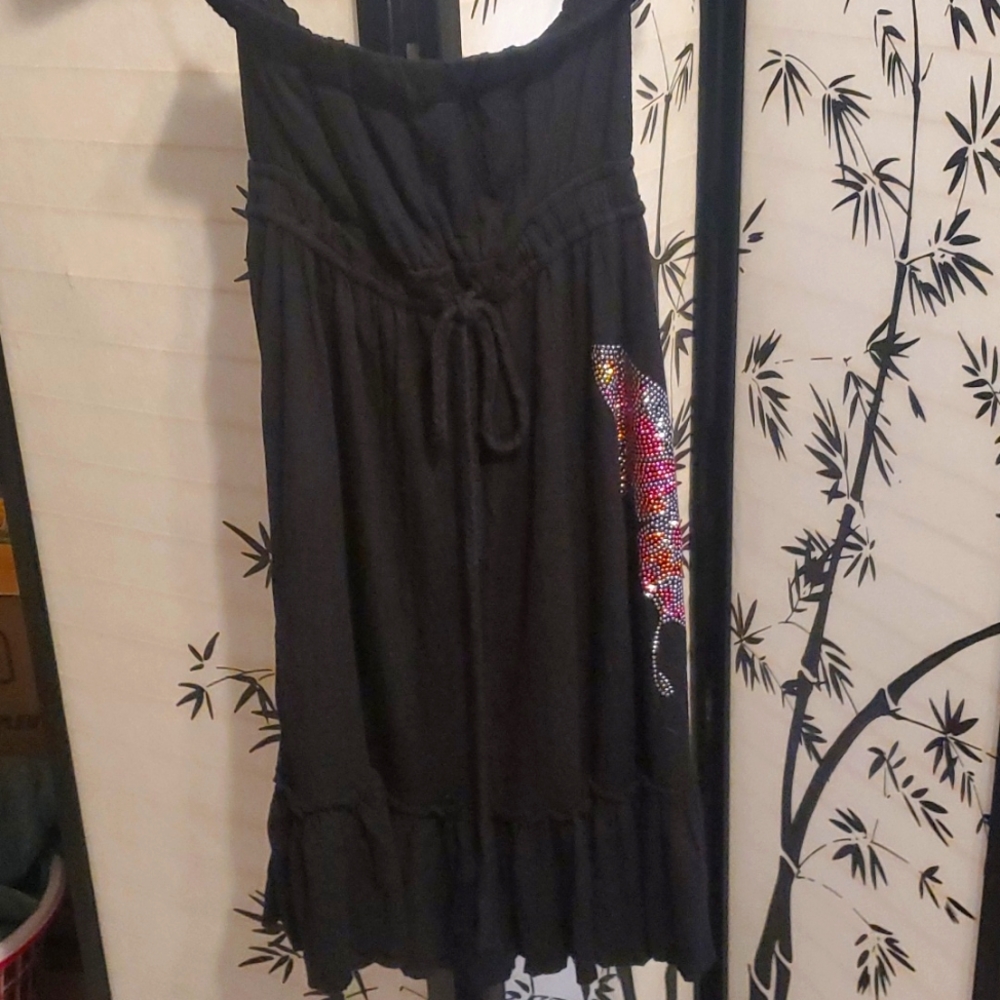 Sun-kissed szL Strapless Coverup/Dress